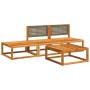 Set sofás de jardín con cojines 4 pzas madera maciza de acacia de , Conjuntos de jardín - Ref: Foro24-3278912, Precio: 317,88...