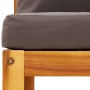 Set sofás de jardín con cojines 4 pzas madera maciza de acacia de , Conjuntos de jardín - Ref: Foro24-3278912, Precio: 317,88...
