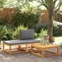 Mesa de jardín madera maciza de acacia 65x65x29 cm de , Sofás de exterior - Ref: Foro24-3278938, Precio: 69,12 €, Descuento: %