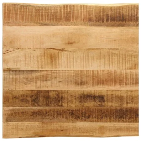 Tablero de mesa borde natural madera mango rugosa 40x40x2,5 cm de , Tableros para mesas - Ref: Foro24-370654, Precio: 27,56 €...