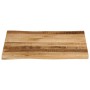 Tablero de mesa borde natural madera mango rugosa 40x40x2,5 cm de , Tableros para mesas - Ref: Foro24-370654, Precio: 26,89 €...