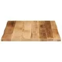 Tablero de mesa borde natural madera mango rugosa 40x40x2,5 cm de , Tableros para mesas - Ref: Foro24-370654, Precio: 27,56 €...