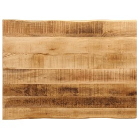 Tablero de mesa borde natural madera maciza mango 80x60x2,5 cm de , Tableros para mesas - Ref: Foro24-370668, Precio: 58,08 €...