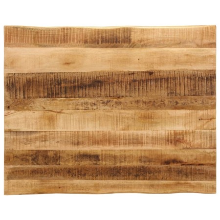 Tablero de mesa borde natural madera maciza mango 90x80x2,5 cm de , Tableros para mesas - Ref: Foro24-370675, Precio: 93,62 €...
