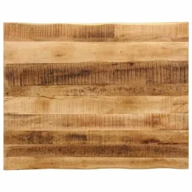 Tablero de mesa borde natural madera maciza mango 110x80x2,5 cm de , Tableros para mesas - Ref: Foro24-370677, Precio: 119,17...