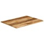 Tablero de mesa borde natural madera maciza mango 110x80x2,5 cm de , Tableros para mesas - Ref: Foro24-370677, Precio: 142,42...
