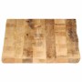 Tablero de mesa borde natural madera maciza mango 100x60x3,8 cm de , Tableros para mesas - Ref: Foro24-370694, Precio: 118,68...