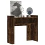 Mesa consola de madera de ingeniería roble ahumado 100x35x90 cm de , Mesas auxiliares - Ref: Foro24-848469, Precio: 63,85 €, ...