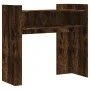 Mesa consola de madera de ingeniería roble ahumado 100x35x90 cm de , Mesas auxiliares - Ref: Foro24-848469, Precio: 63,85 €, ...