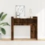 Mesa consola de madera de ingeniería roble ahumado 100x35x90 cm de , Mesas auxiliares - Ref: Foro24-848469, Precio: 63,85 €, ...