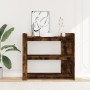Mesa consola de madera de ingeniería roble ahumado 100x35x90 cm de , Mesas auxiliares - Ref: Foro24-848476, Precio: 75,23 €, ...