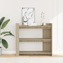 Mesa consola de madera de ingeniería roble Sonoma 100x35x90 cm de , Mesas auxiliares - Ref: Foro24-848474, Precio: 73,96 €, D...