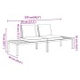 Set de sofás de jardín con cojines 2 piezas aluminio negro de , Conjuntos de jardín - Ref: Foro24-3283705, Precio: 298,10 €, ...