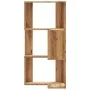 Estantería esquina 3 niveles madera roble artisan 50x50x102 cm de , Librerías y estanterías - Ref: Foro24-852599, Precio: 56,...