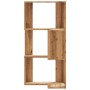 Estantería esquina 3 niveles madera roble artisan 50x50x102 cm de , Librerías y estanterías - Ref: Foro24-852599, Precio: 57,...