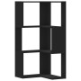 Estantería de esquina 3 niveles madera negro 50x50x102 cm de , Librerías y estanterías - Ref: Foro24-852592, Precio: 56,63 €,...