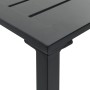Mesa alta de bar acero recubrimiento polvo negro 200x100x110 cm de , Mesas de jardín - Ref: Foro24-3301419, Precio: 309,32 €,...