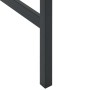 Mesa alta de bar acero recubrimiento polvo negro 200x100x110 cm de , Mesas de jardín - Ref: Foro24-3301419, Precio: 309,32 €,...