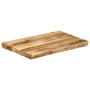 Tablero de mesa borde natural madera maciza mango 60x40x2,5 cm de , Tableros para mesas - Ref: Foro24-370656, Precio: 51,39 €...