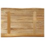 Tablero de mesa borde natural madera maciza mango 60x40x2,5 cm de , Tableros para mesas - Ref: Foro24-370656, Precio: 51,39 €...