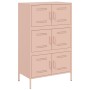 Aparador de acero rosa 68x39x113 cm de , Aparadores - Ref: Foro24-842959, Precio: 152,15 €, Descuento: %