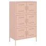 Aparador de acero rosa 68x39x113 cm de , Aparadores - Ref: Foro24-842959, Precio: 150,33 €, Descuento: %