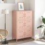 Aparador de acero rosa 68x39x113 cm de , Aparadores - Ref: Foro24-842959, Precio: 152,15 €, Descuento: %