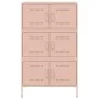 Aparador de acero rosa 68x39x113 cm de , Aparadores - Ref: Foro24-842959, Precio: 150,33 €, Descuento: %