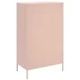 Aparador de acero rosa 68x39x113 cm de , Aparadores - Ref: Foro24-842959, Precio: 150,33 €, Descuento: %