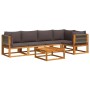 Set de sofás de jardín con cojines 6 pzas madera maciza acacia de , Sofás de exterior - Ref: Foro24-3278829, Precio: 669,12 €...