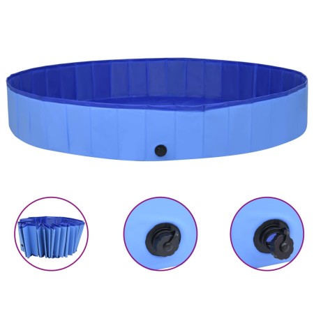 Piscina para perros plegable PVC azul 300x40 cm de vidaXL, Productos para perros - Ref: Foro24-92603, Precio: 151,54 €, Descu...
