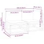 Sofá de jardín 2 plazas con cojines madera maciza de acacia de , Sofás de exterior - Ref: Foro24-4008163, Precio: 241,62 €, D...