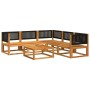 Set de sofás de jardín con cojines 6 pzas madera maciza acacia de , Conjuntos de jardín - Ref: Foro24-3278874, Precio: 608,68...