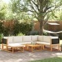 Set de sofás de jardín con cojines 8 pzas madera maciza acacia de , Conjuntos de jardín - Ref: Foro24-3278881, Precio: 771,65...