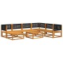 Set de sofás de jardín con cojines 8 pzas madera maciza acacia de , Conjuntos de jardín - Ref: Foro24-3278881, Precio: 771,65...