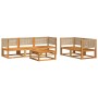 Set de sofás de jardín con cojines 6 pzas madera maciza acacia de , Conjuntos de jardín - Ref: Foro24-3278925, Precio: 685,84...