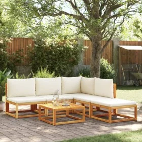 Set de sofás de jardín con cojines 6 pzas madera maciza acacia de , Conjuntos de jardín - Ref: Foro24-3278933, Precio: 564,32...
