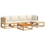 Set de sofás de jardín con cojines 6 pzas madera maciza acacia de , Conjuntos de jardín - Ref: Foro24-3278919, Precio: 600,44...