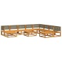 Set de sofás de jardín con cojines 11 pzas madera maciza acacia de , Conjuntos de jardín - Ref: Foro24-3278906, Precio: 1,00 ...