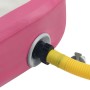 Esterilla inflable de gimnasia con bomba PVC rosa 700x100x15 cm de vidaXL, Esteras para pilates y yoga - Ref: Foro24-92670, P...