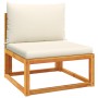 Set de sofás de jardín con cojines 11 pzas madera maciza acacia de , Sofás de exterior - Ref: Foro24-3278860, Precio: 1,00 €,...