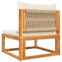 Set de sofás de jardín con cojines 9 pzas madera maciza acacia de , Sofás de exterior - Ref: Foro24-3278857, Precio: 1,00 €, ...