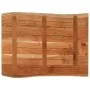Rectangular tabletop with natural acacia edge 90x60x2.5 cm by , Table tops - Ref: Foro24-370621, Price: 74,77 €, Discount: %