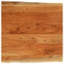 Tablero mesa cuadrado borde natural madera acacia 60x60x3,8 cm de , Tableros para mesas - Ref: Foro24-370642, Precio: 71,04 €...