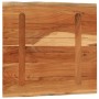 Tablero mesa cuadrado borde natural madera acacia 60x60x3,8 cm de , Tableros para mesas - Ref: Foro24-370642, Precio: 71,04 €...