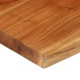 Tablero mesa cuadrado borde natural madera acacia 60x60x3,8 cm de , Tableros para mesas - Ref: Foro24-370642, Precio: 71,04 €...