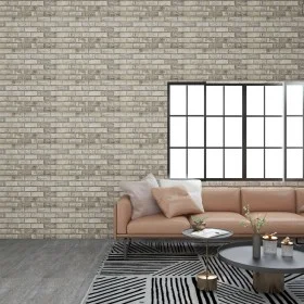 3D brick wall panels 11 units EPS sand color design by , Wall covering - Ref: Foro24-147201, Price: 186,69 €, Discount: %