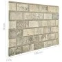 3D brick wall panels 11 units EPS sand color design by , Wall covering - Ref: Foro24-147201, Price: 186,69 €, Discount: %