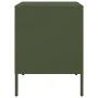 Bedside tables 2 units olive green steel 36x39x50.5 cm by , Nightstands - Ref: Foro24-842919, Price: 93,33 €, Discount: %