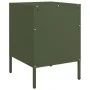 Bedside tables 2 units olive green steel 36x39x50.5 cm by , Nightstands - Ref: Foro24-842919, Price: 93,33 €, Discount: %
